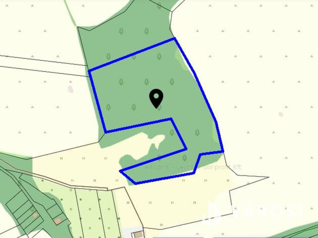 Erdősmárok közelében erdő terület eladó