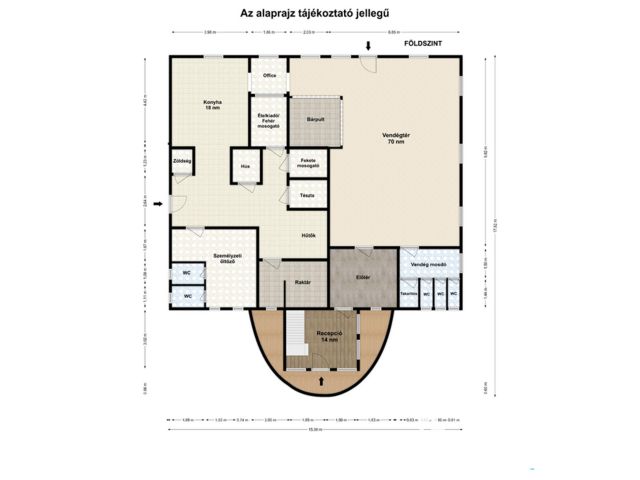 Eladó háromszintes vendéglátó egység Szegeden