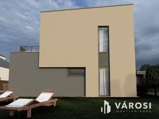 Eladó modern 4 szobás ikerfél nagy teraszokkal