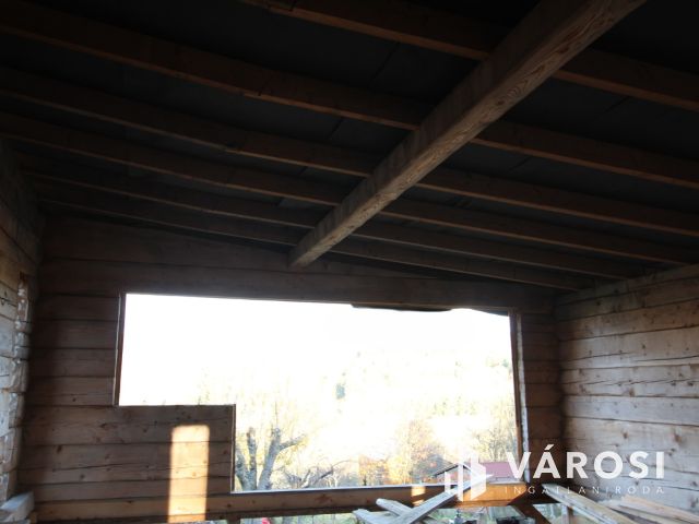 Rönkházzal együtt eladó üdülőtelek