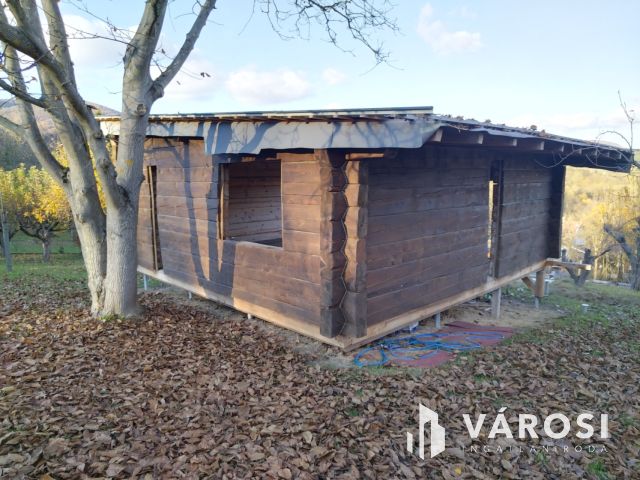 Rönkházzal együtt eladó üdülőtelek