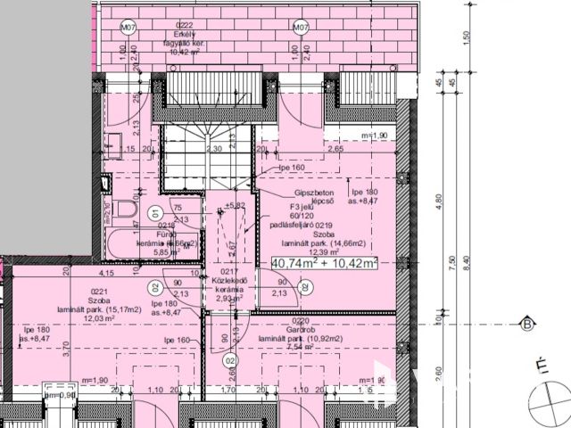 Belső kétszintes családi fészek Alsóvároson 2