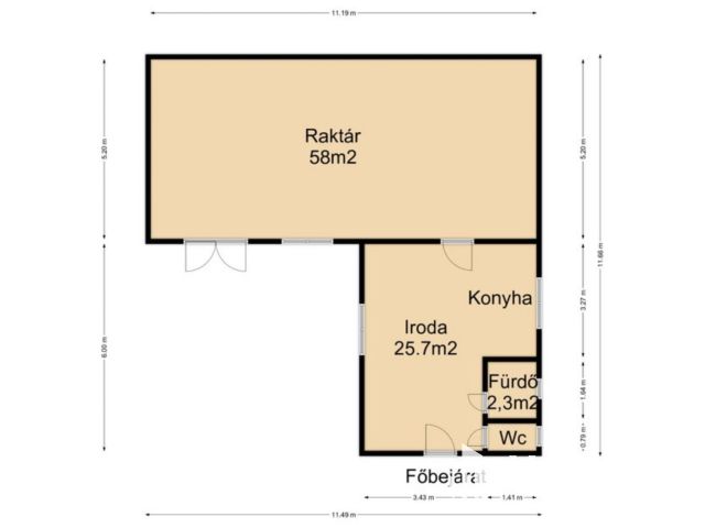 Kiadó kis épület az Ipari Parkban!