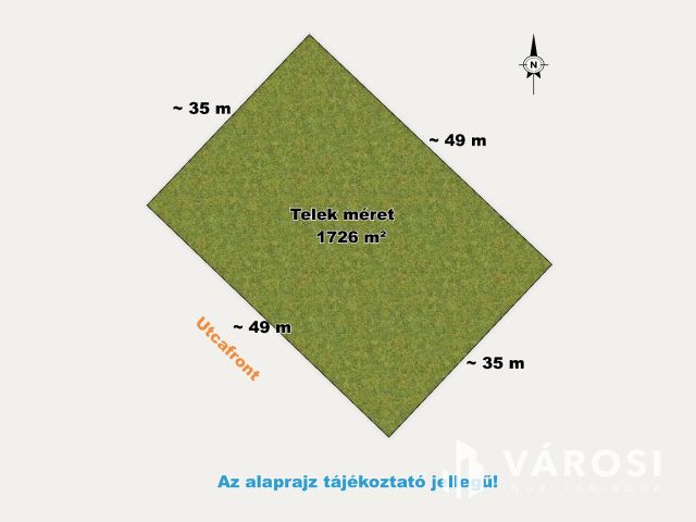 Zsombói építkezésre alkalmas telek eladó