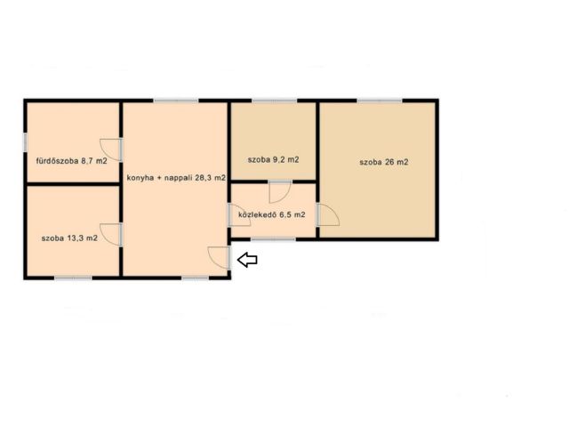 Gyula belvárosában felújított családi ház eladó.