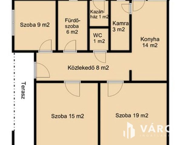 Eladó 3 szobás ház Dévaványán