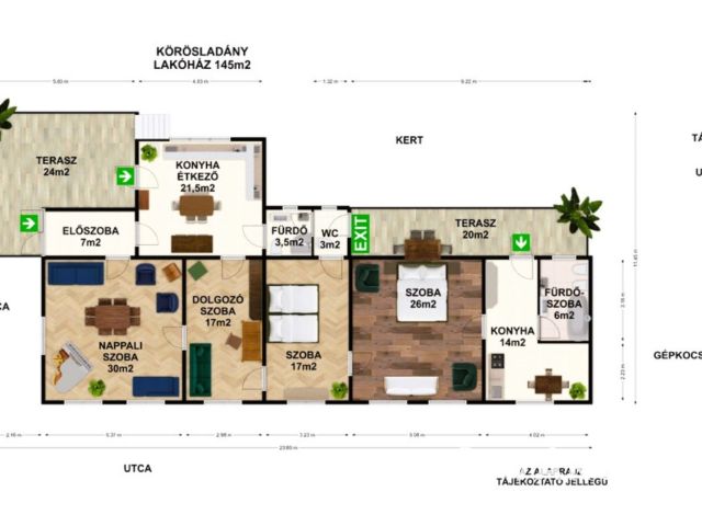 Hangulatos vidéki kúria a Sebes-Körös közelében