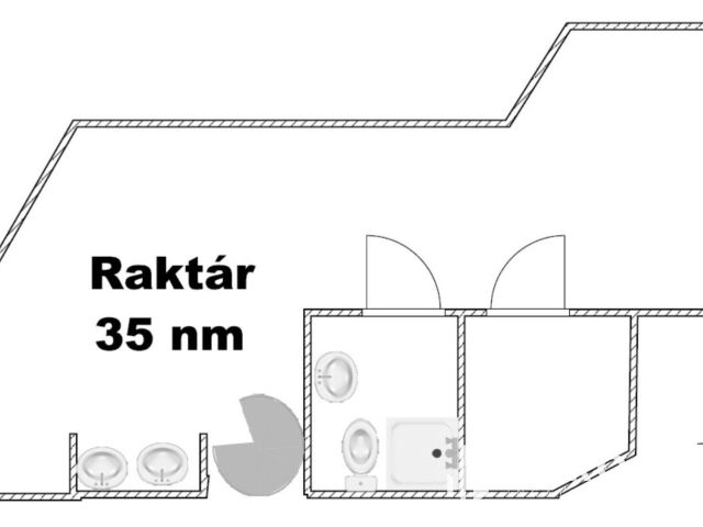 Utcai bejáratú üzlethelyiség raktárral Terézváros szívében