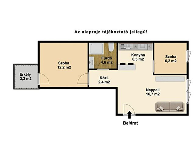 Különleges ajánlat új építésű lakás kertrésszel, garázzsal